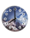 Mountain All Over Print 10 InchRound Wall Clock with Numbers All Over Print by TooLoud-Wall Clock-TooLoud-White-Davson Sales