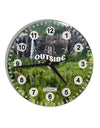 Beautiful Cliffs - Go Outside AOP 10 InchRound Wall Clock with Numbers All Over Print by TooLoud-Wall Clock-TooLoud-White-Davson Sales