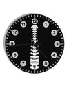 Spine AOP 10 InchRound Wall Clock with Numbers All Over Print-Wall Clock-TooLoud-White-Davson Sales