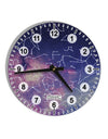 Constellations Color All Over 10 InchRound Wall Clock with Numbers All Over Print-Wall Clock-TooLoud-White-Davson Sales