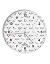 Kyu-T Faces AOP 10 InchRound Wall Clock with Numbers All Over Print by TooLoud-Wall Clock-TooLoud-White-Davson Sales