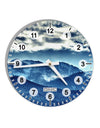 Mountain Landsscape All-Over 10 InchRound Wall Clock with Numbers All Over Print-Wall Clock-TooLoud-White-Davson Sales