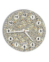 Benjamins 10 InchRound Wall Clock with Numbers All Over Print by TooLoud-Wall Clock-TooLoud-White-Davson Sales