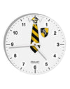 TooLoud Wizard Uniform Yellow and Black AOP 10 InchRound Wall Clock with Numbers All Over Print-Wall Clock-TooLoud-White-Davson Sales