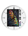 Just Be You - Unique 10 InchRound Wall Clock with Numbers-Wall Clock-TooLoud-White-Davson Sales