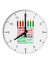 7 Principles Box 10 InchRound Wall Clock with Numbers-Wall Clock-TooLoud-White-Davson Sales