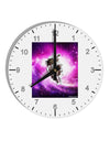 Astronaut Cat 10 InchRound Wall Clock with Numbers-Wall Clock-TooLoud-White-Davson Sales