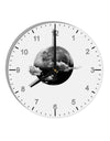 Moon Dream Earth 10 InchRound Wall Clock with Numbers-Wall Clock-TooLoud-White-Davson Sales