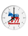 Sanders Bubble Symbol 10 InchRound Wall Clock with Numbers-Wall Clock-TooLoud-White-Davson Sales