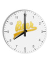 Beer Jersey 10 InchRound Wall Clock with Numbers-Wall Clock-TooLoud-White-Davson Sales