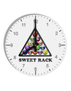 Sweet Rack - Pool 10 InchRound Wall Clock with Numbers-Wall Clock-TooLoud-White-Davson Sales