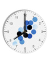 Inverted Bokeh 10 InchRound Wall Clock with Numbers by TooLoud-Wall Clock-TooLoud-White-Davson Sales