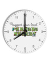 Support Your Local Farmers Market - Color 10 InchRound Wall Clock with Numbers-Wall Clock-TooLoud-White-Davson Sales