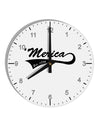 Merica Established 1776 10 InchRound Wall Clock with Numbers by TooLoud-Wall Clock-TooLoud-White-Davson Sales