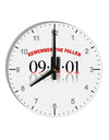 Remember The Fallen 91101 10 InchRound Wall Clock with Numbers-Wall Clock-TooLoud-White-Davson Sales