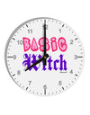 Basic Witch Color 10 InchRound Wall Clock with Numbers-Wall Clock-TooLoud-White-Davson Sales