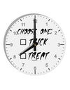 Choose One Unchecked 10 InchRound Wall Clock with Numbers-Wall Clock-TooLoud-White-Davson Sales