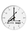 Acute Baby 10 InchRound Wall Clock with Numbers-Wall Clock-TooLoud-White-Davson Sales
