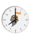 Cute Boo Ghost 10 InchRound Wall Clock with Numbers-Wall Clock-TooLoud-White-Davson Sales