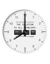 The Solution - Ctrl Alt Del 10 InchRound Wall Clock with Numbers-Wall Clock-TooLoud-White-Davson Sales