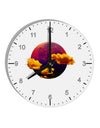 Moon Dream Venus 10 InchRound Wall Clock with Numbers-Wall Clock-TooLoud-White-Davson Sales