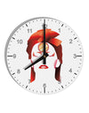 The Zig 10 InchRound Wall Clock with Numbers-Wall Clock-TooLoud-White-Davson Sales