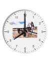 Antique Vehicle 10 InchRound Wall Clock with Numbers-Wall Clock-TooLoud-White-Davson Sales
