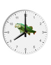 Big Bass Fish 10 InchRound Wall Clock with Numbers-Wall Clock-TooLoud-White-Davson Sales