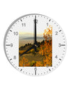 Nature Photography - Gentle Sunrise 10 InchRound Wall Clock with Numbers by TooLoud-Wall Clock-TooLoud-White-Davson Sales