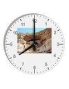 Montezuma Castle Arizona 10 InchRound Wall Clock with Numbers-Wall Clock-TooLoud-White-Davson Sales