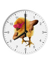 Bro Chick 8" Round Wall Clock with Numbers-Wall Clock-TooLoud-Davson Sales