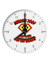 Rescue Dogs - Superpower 10 InchRound Wall Clock with Numbers-Wall Clock-TooLoud-White-Davson Sales