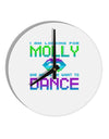 Looking For Molly 10 InchRound Wall Clock-Wall Clock-TooLoud-White-Davson Sales