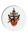 Big Daddy Reindeer Matching Deer 10 InchRound Wall Clock-Wall Clock-TooLoud-White-Davson Sales