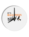 It's Halloween Witches 10 InchRound Wall Clock-Wall Clock-TooLoud-White-Davson Sales