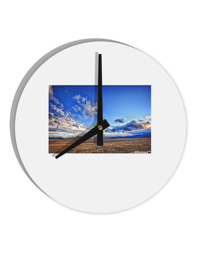 Garden of the Gods Colorado 10 InchRound Wall Clock-Wall Clock-TooLoud-White-Davson Sales