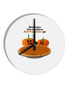 Where Bad Pumpkins Go 10 InchRound Wall Clock-Wall Clock-TooLoud-White-Davson Sales