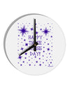 Happy Three Kings Day - Shining Stars 10 InchRound Wall Clock by TooLoud-Wall Clock-TooLoud-White-Davson Sales