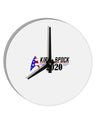 Kirk Spock 2020 Funny 10 InchRound Wall Clock by TooLoud-Wall Clock-TooLoud-White-Davson Sales