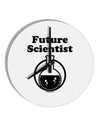 Future Scientist 10 InchRound Wall Clock-Wall Clock-TooLoud-White-Davson Sales