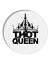 THOT Queen 10 InchRound Wall Clock-Wall Clock-TooLoud-White-Davson Sales