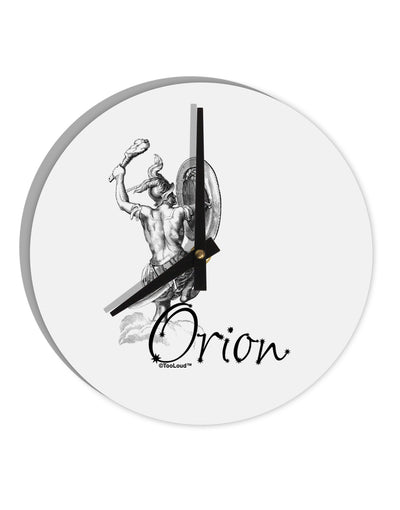 Orion Illustration 10 InchRound Wall Clock-Wall Clock-TooLoud-White-Davson Sales