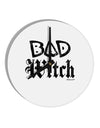 Bad Witch Distressed 10 InchRound Wall Clock