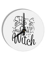 TooLoud She's My Witch 10 Inch Round Wall Clock-Wall Clock-TooLoud-Davson Sales