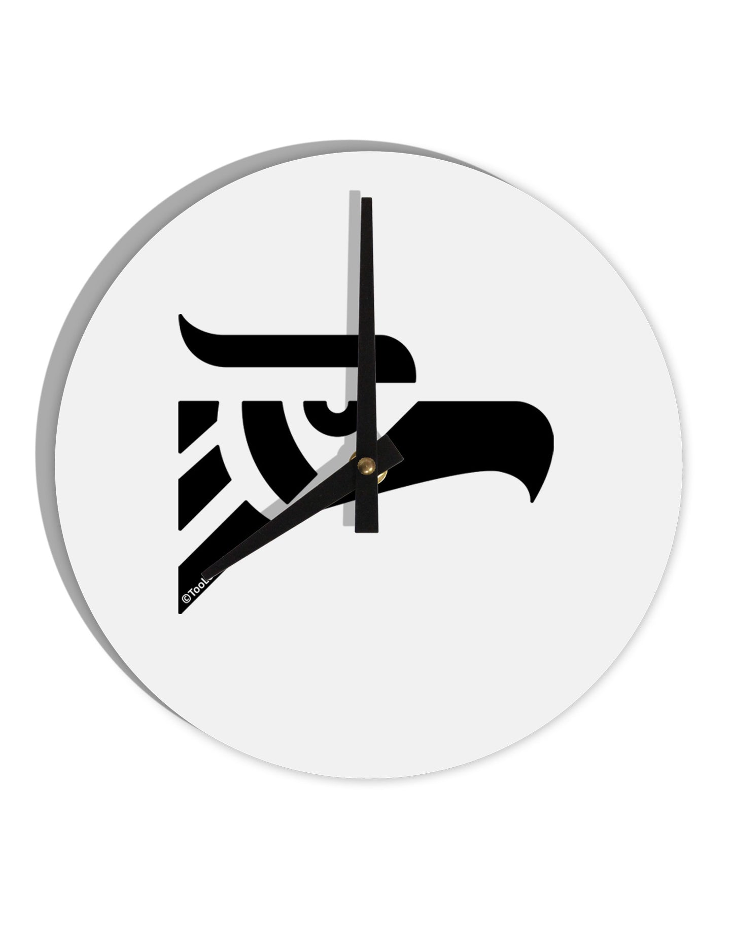 Hecho en Mexico Eagle Symbol 10 InchRound Wall Clock by TooLoud-Wall Clock-TooLoud-White-Davson Sales