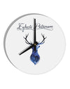 Expecto Patronum Space Stag 10 InchRound Wall Clock-Wall Clock-TooLoud-White-Davson Sales