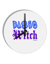 Basic Witch Color Blue 10 InchRound Wall Clock-Wall Clock-TooLoud-White-Davson Sales