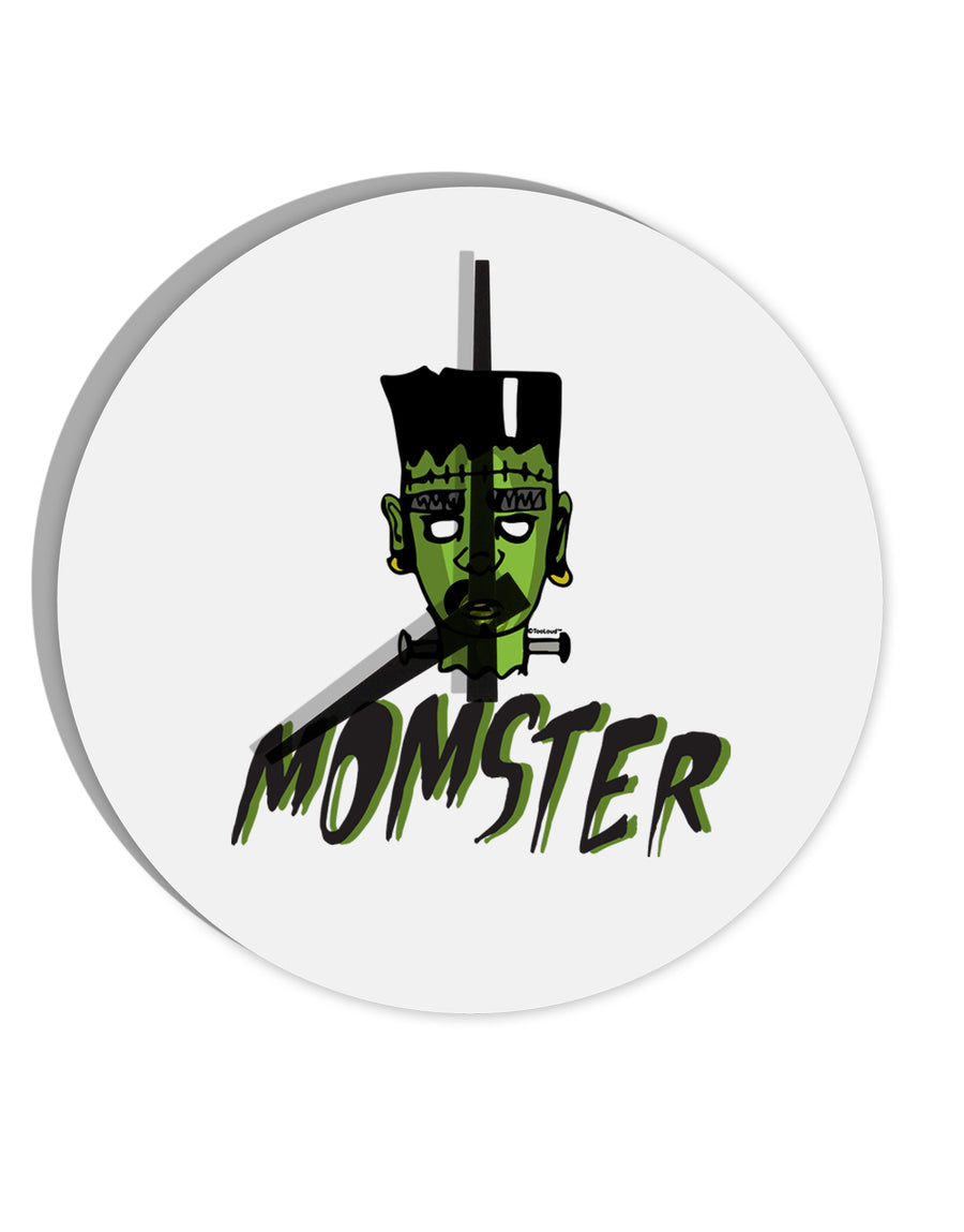 TooLoud Momster Frankenstein 10 Inch Round Wall Clock-Wall Clock-TooLoud-Davson Sales