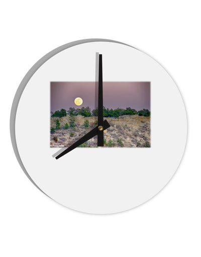 Ute Park Colorado 10 InchRound Wall Clock by TooLoud-Wall Clock-TooLoud-White-Davson Sales