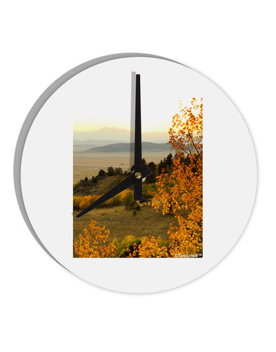 Nature Photography - Gentle Sunrise 10 InchRound Wall Clock by TooLoud-Wall Clock-TooLoud-White-Davson Sales
